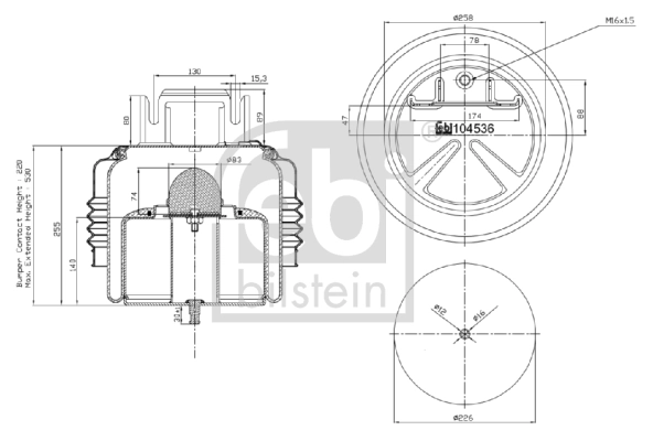 Bellow, air suspension